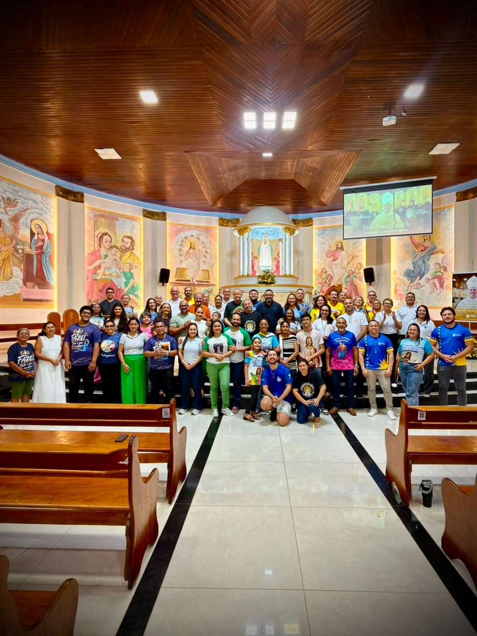 Visita Sinodal reúne pastorais e fortalece compromisso missionário no Santuário de Fátima, em Porto Velho